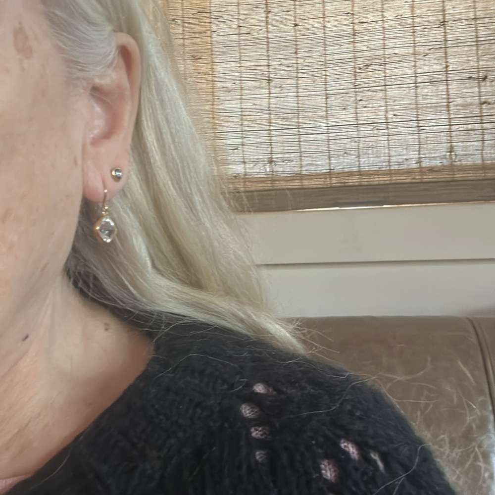 Maria Beaulieu aquamarine earrings, 18k gold - Picture 7 of 7